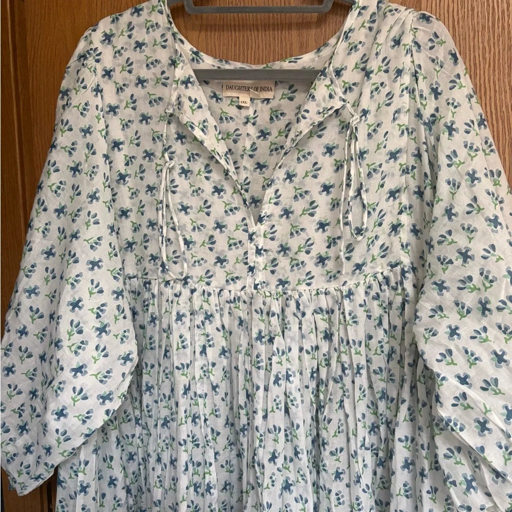Daughters of India Kyra Maxi in Azure - Picture 3 of 4
